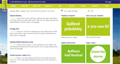 Desktop Screenshot of golfhostivar.cz