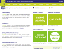 Tablet Screenshot of golfhostivar.cz